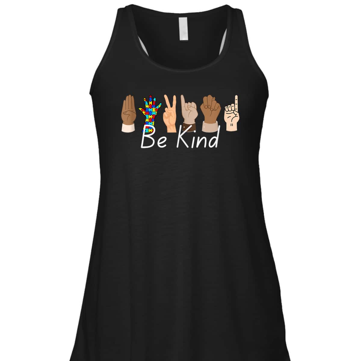 Hand Talking Teachers Interpreter ASL Sign Language Be Kind T-Shirt