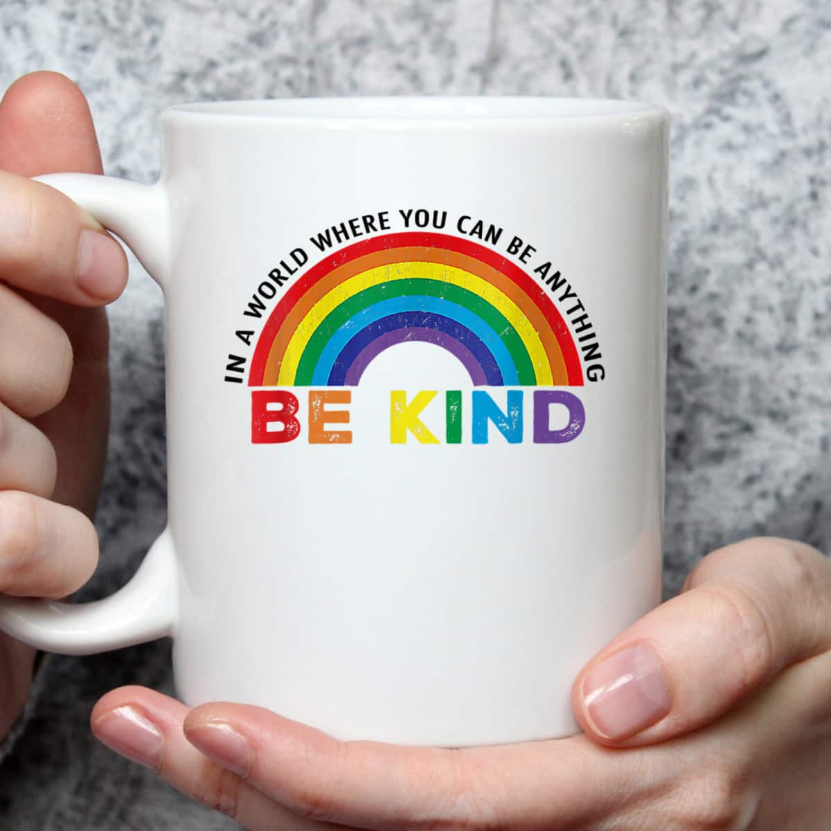 Retro Be Kind Rainbow LGBT LGBTQ Gay Lesbian Trans Pride T-Shirt
