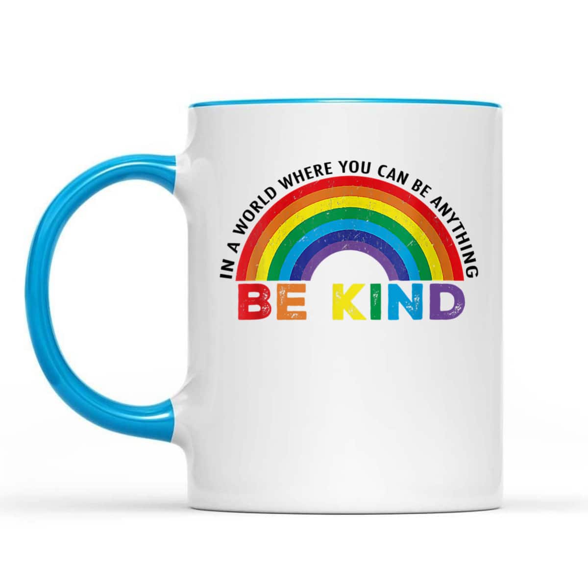 Retro Be Kind Rainbow LGBT LGBTQ Gay Lesbian Trans Pride T-Shirt