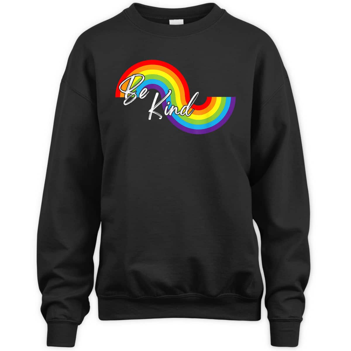Pride In A World Be Kind LGBTQ Gay Rainbow LGBT Ally Flag T-Shirt