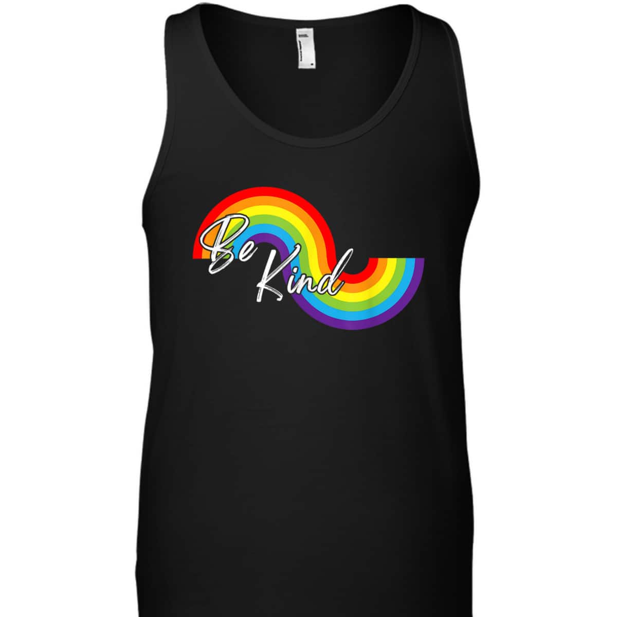 Pride In A World Be Kind LGBTQ Gay Rainbow LGBT Ally Flag T-Shirt