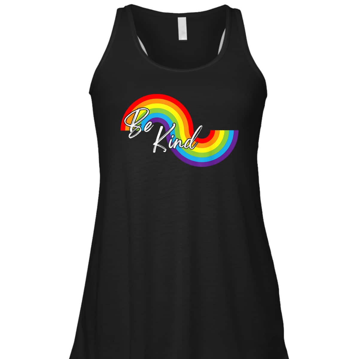 Pride In A World Be Kind LGBTQ Gay Rainbow LGBT Ally Flag T-Shirt