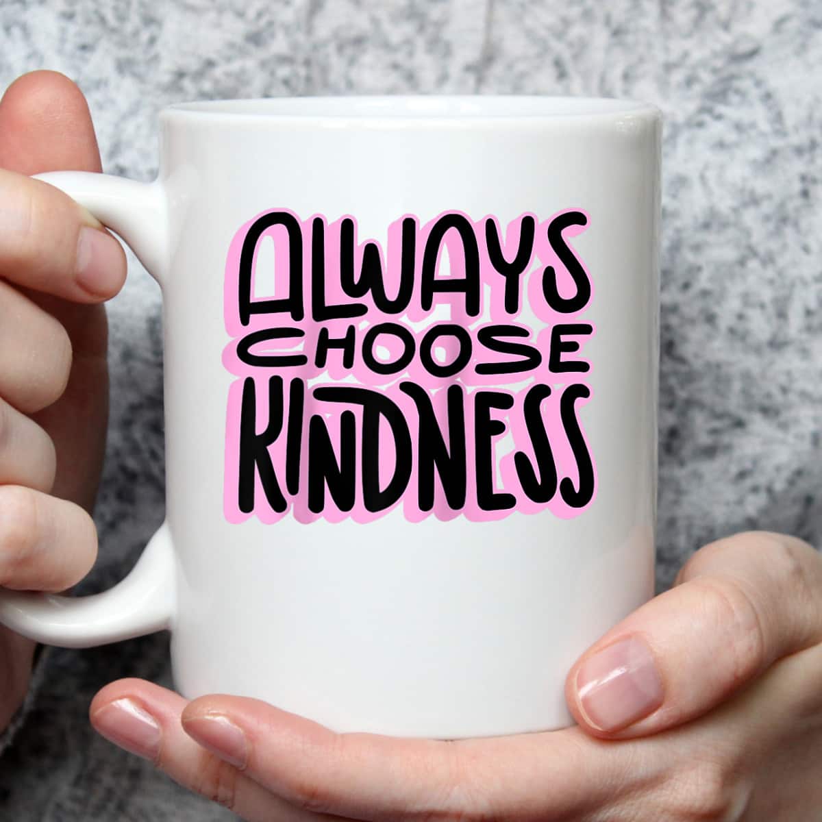 Always Choose Kindness Loving Be Kind Happiness Pink T-Shirt Always Choose Kindness Loving Be Kind Happiness Pink T-Shirt