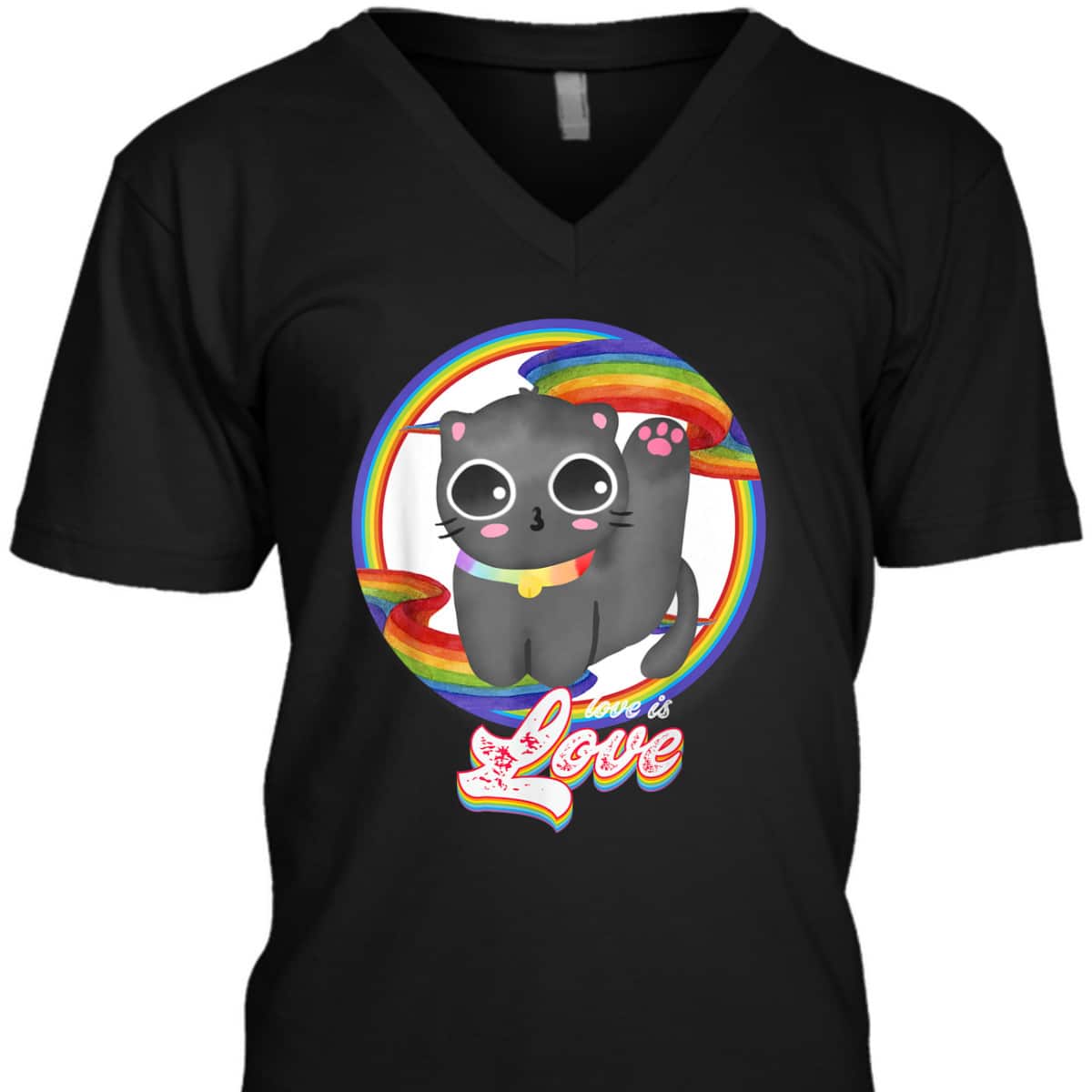 LGBT Ally Cat Be Kind Gay Rainbow Funny LGBTQ Flag Gay Pride T-Shirt LGBT Ally Cat Be Kind Gay Rainbow Funny LGBTQ Flag Gay Pride T-Shirt