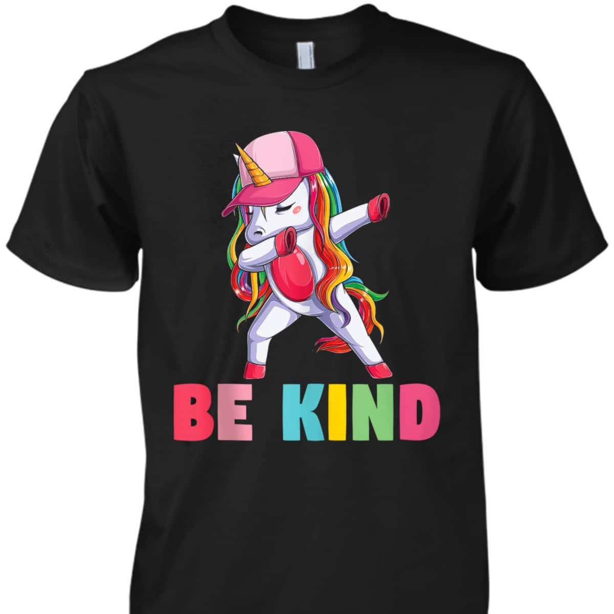 Girls Unicorn Kindness Be Kind Kids T-Shirt Girls Unicorn Kindness Be Kind Kids T-Shirt