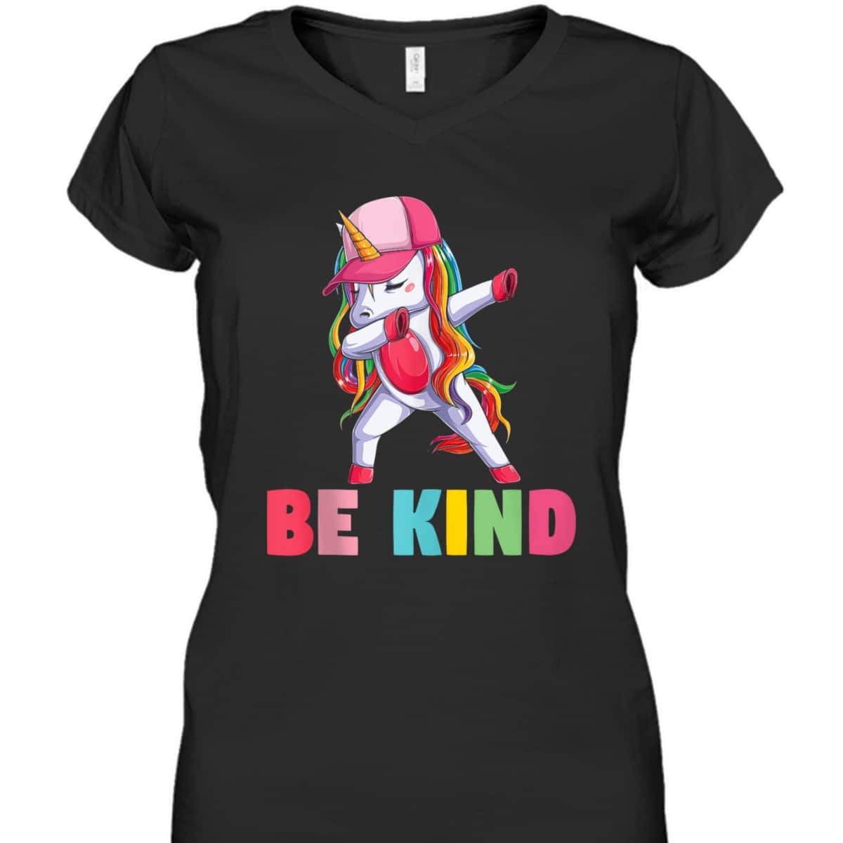 Girls Unicorn Kindness Be Kind Kids T-Shirt