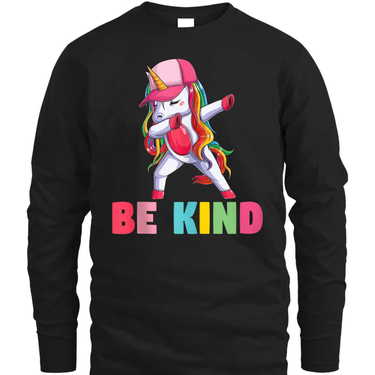 Girls Unicorn Kindness Be Kind Kids T-Shirt