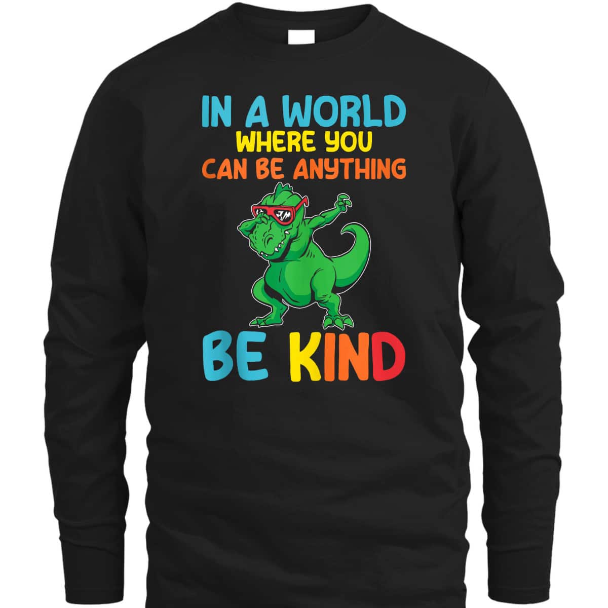 Boys Dino Kids Be Kind Kindness T-Shirt Boys Dino Kids Be Kind Kindness T-Shirt