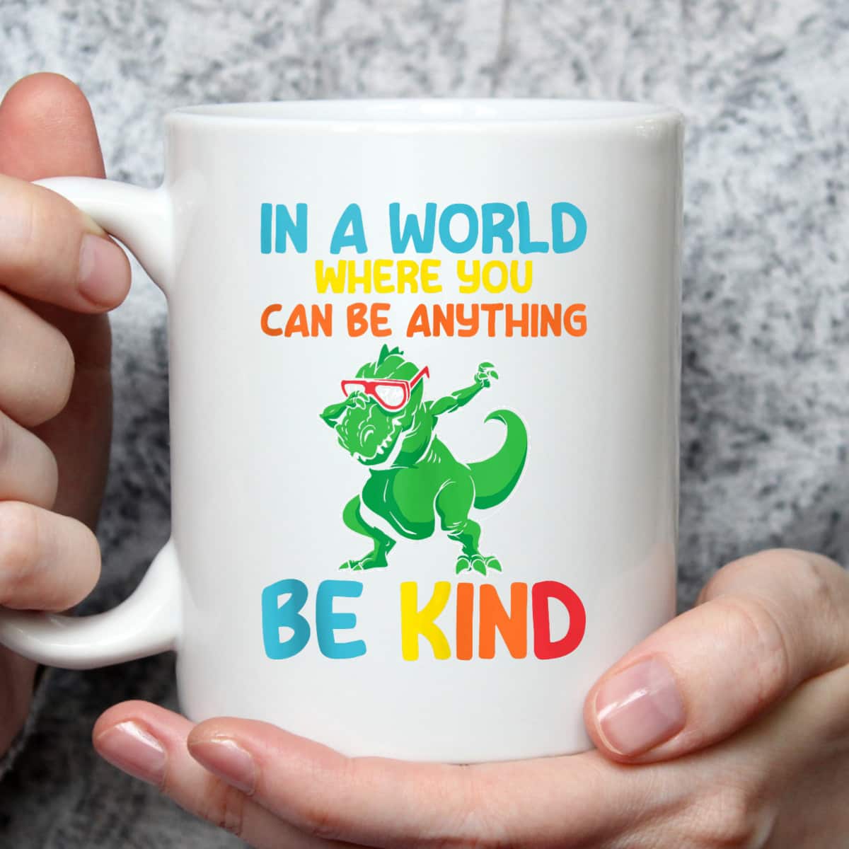 Boys Dino Kids Be Kind Kindness T-Shirt