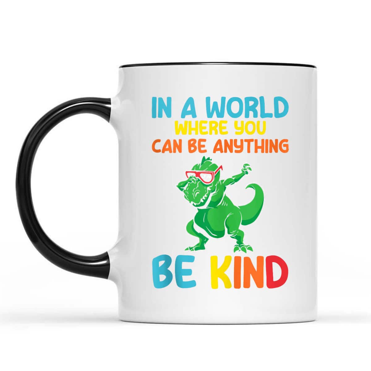 Boys Dino Kids Be Kind Kindness T-Shirt