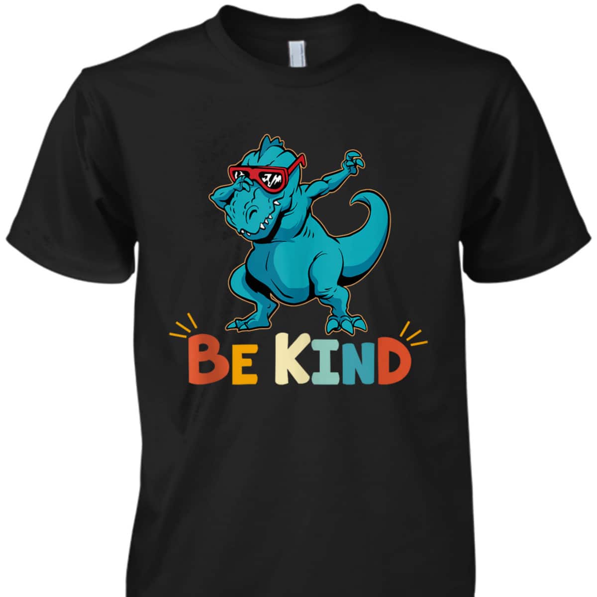 Boys Dino Kindness Be Kind Kids T-Shirt Boys Dino Kindness Be Kind Kids T-Shirt