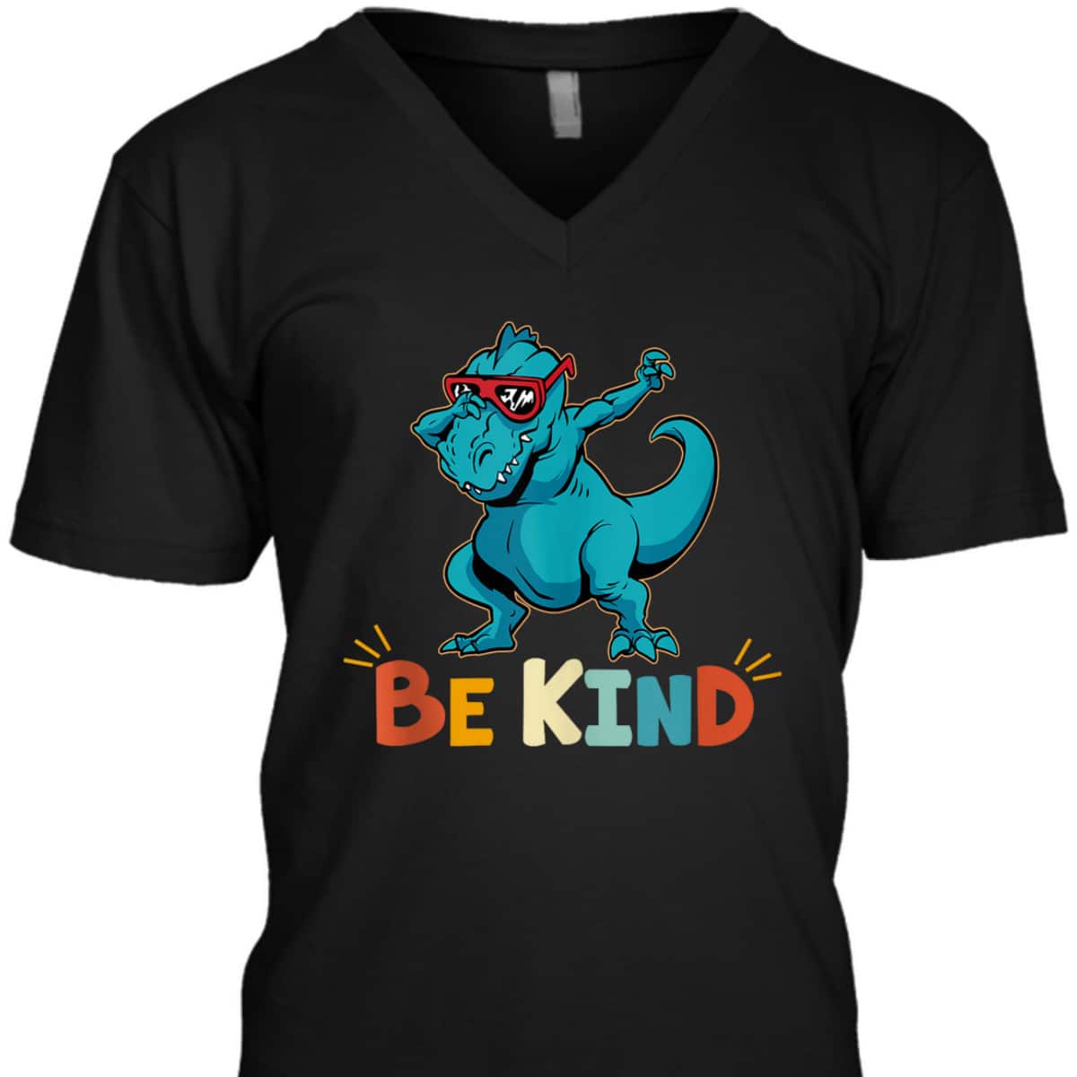 Boys Dino Kindness Be Kind Kids T-Shirt