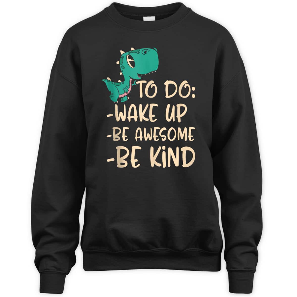 Boys Dino Kindness Wake Up Be Awesome Be Kind Kids T-Shirt Boys Dino Kindness Wake Up Be Awesome Be Kind Kids T-Shirt
