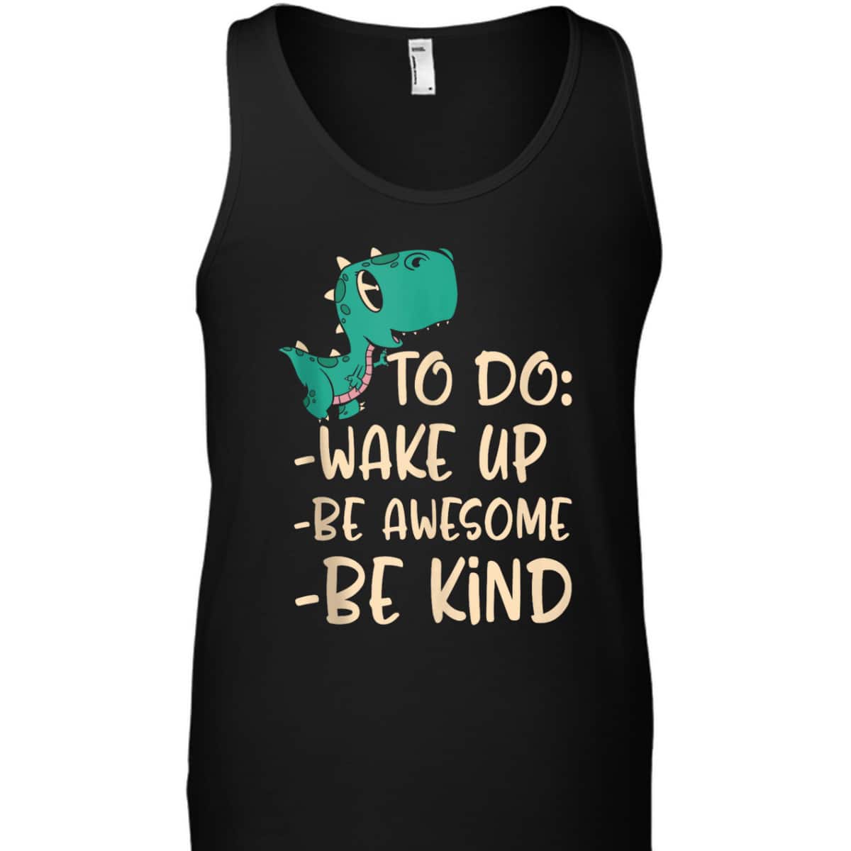 Boys Dino Kindness Wake Up Be Awesome Be Kind Kids T-Shirt Boys Dino Kindness Wake Up Be Awesome Be Kind Kids T-Shirt