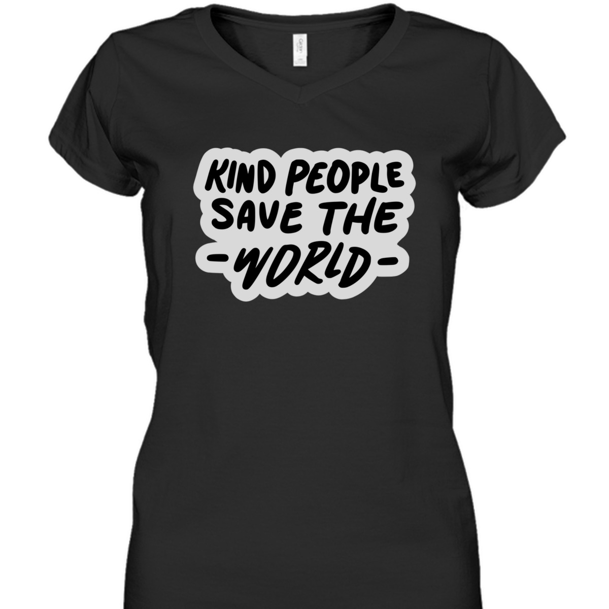Kind People Save The World Be Kind Positive Happiness T-Shirt