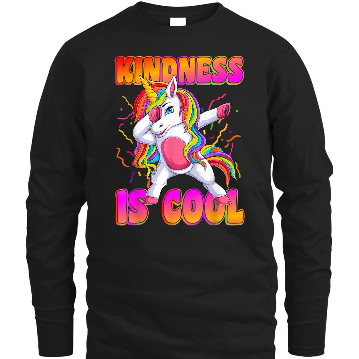 Girls Unicorn Kindness Is Cool Kindness T-Shirt