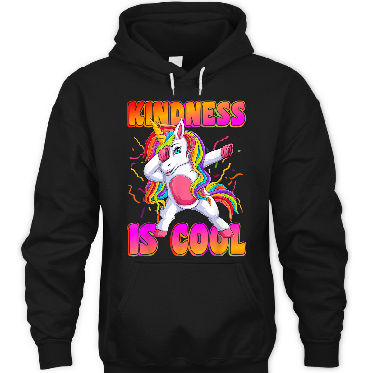 Girls Unicorn Kindness Is Cool Kindness T-Shirt Girls Unicorn Kindness Is Cool Kindness T-Shirt