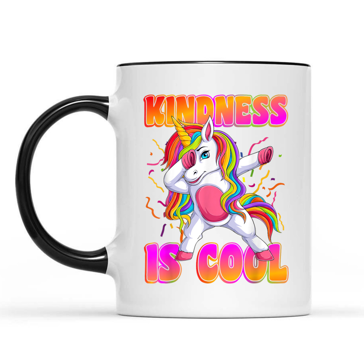Girls Unicorn Kindness Is Cool Kindness T-Shirt