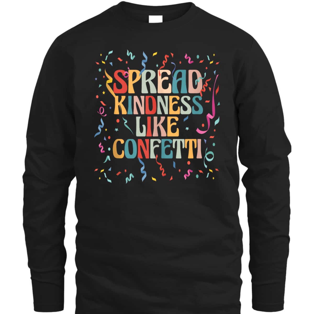 Girls Summer Spread Kindness Like Confetti Be Kind T-Shirt Girls Summer Spread Kindness Like Confetti Be Kind T-Shirt