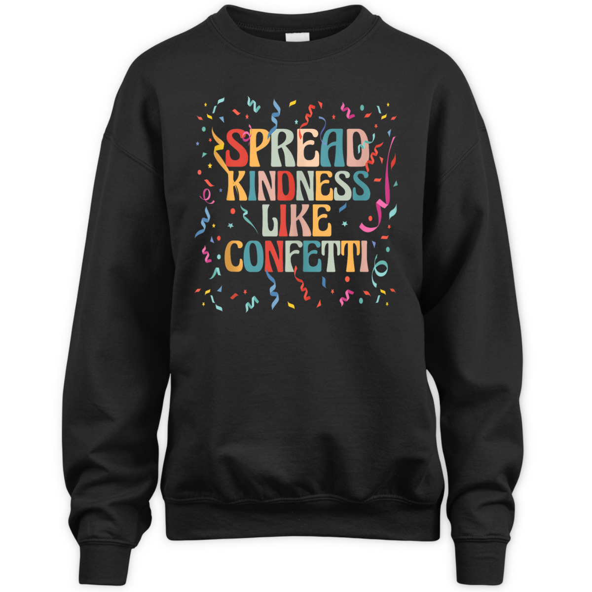Girls Summer Spread Kindness Like Confetti Be Kind T-Shirt