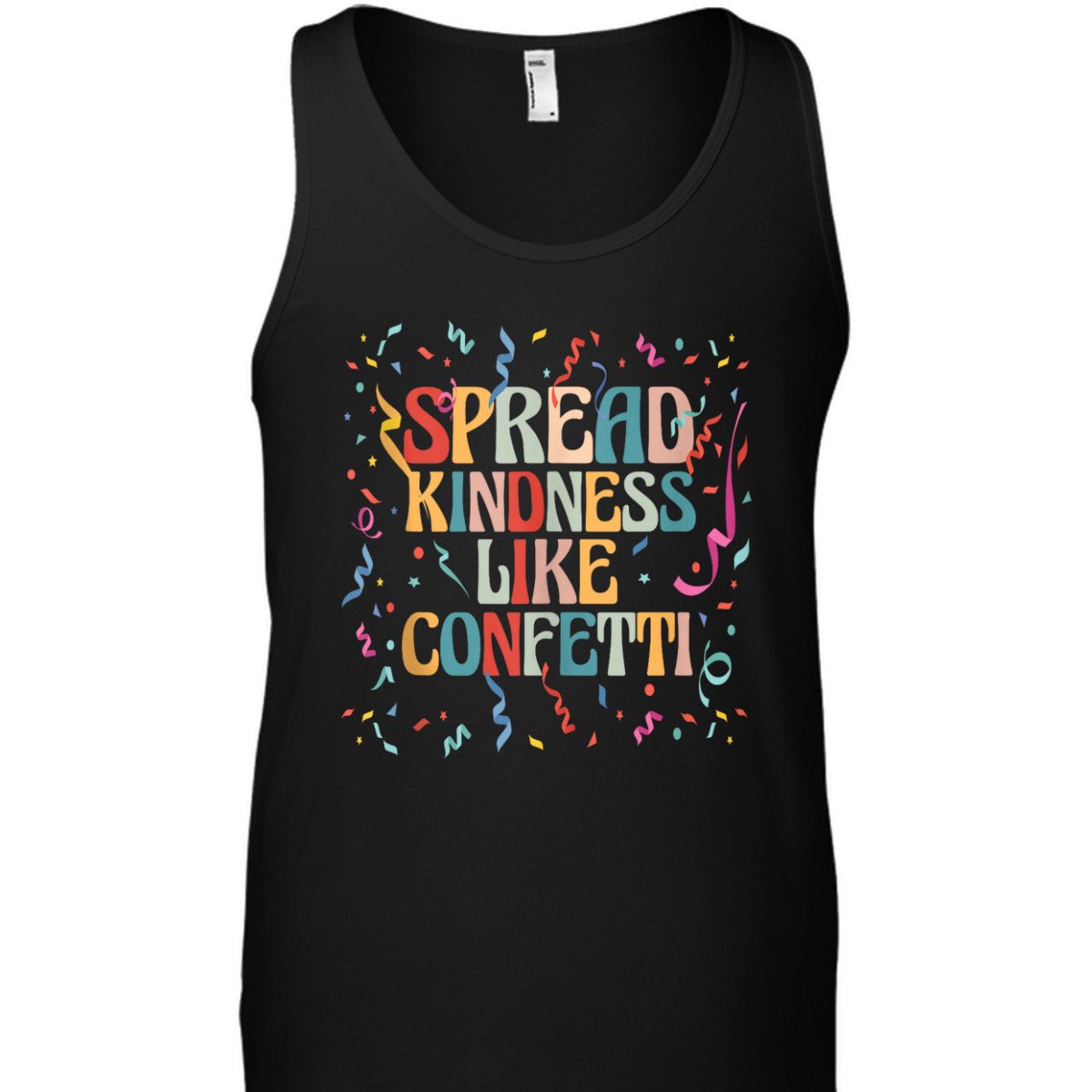 Girls Summer Spread Kindness Like Confetti Be Kind T-Shirt