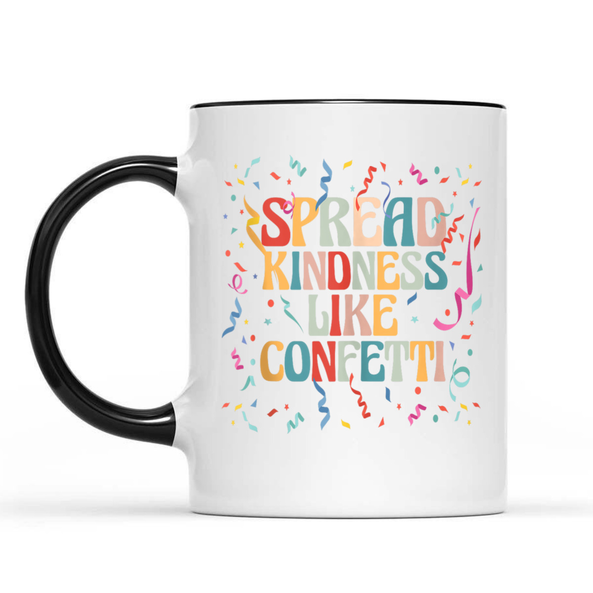 Girls Summer Spread Kindness Like Confetti Be Kind T-Shirt