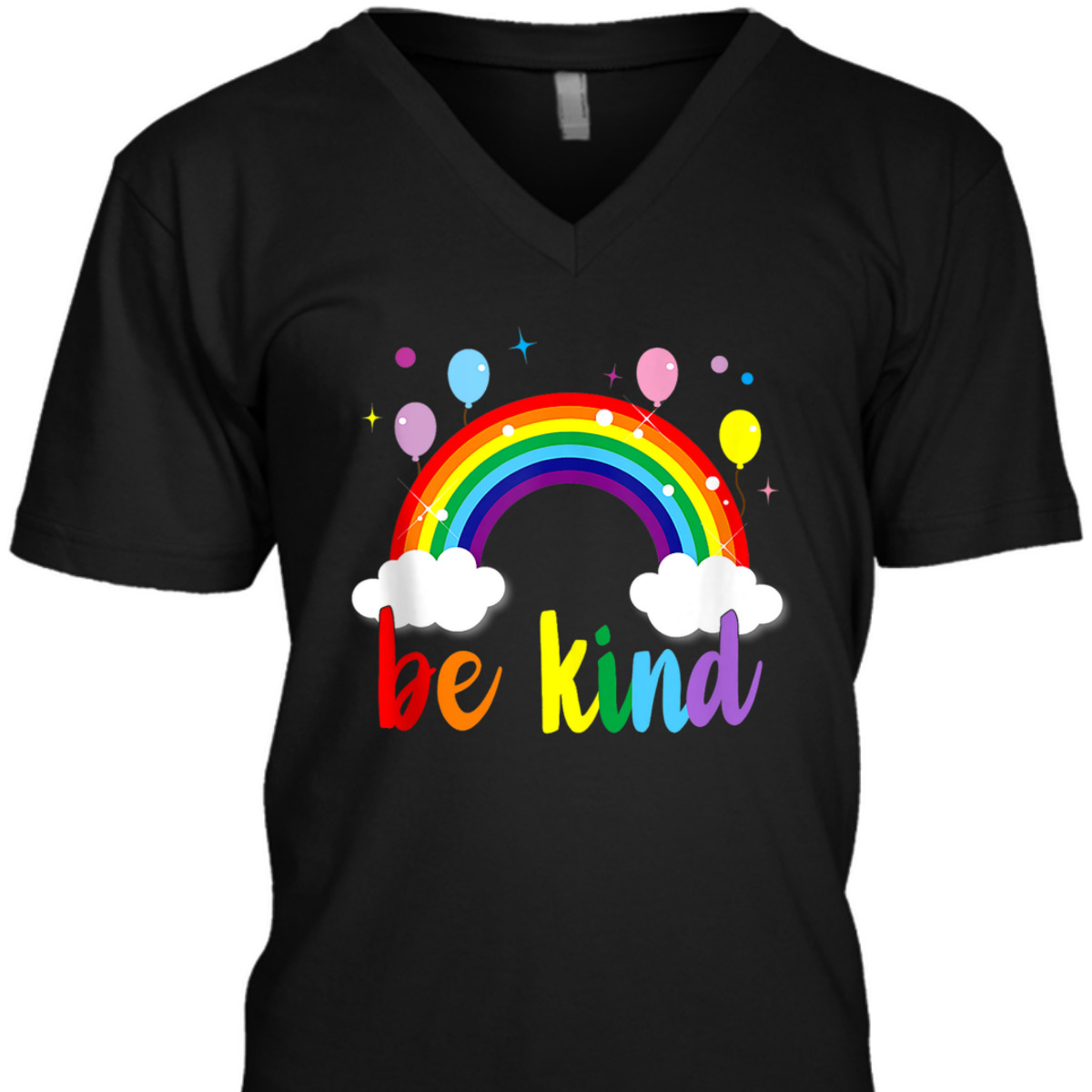 LGBT Be Kind Gay Pride LGBT Ally Rainbow Flag Retro Vintage T-Shirt