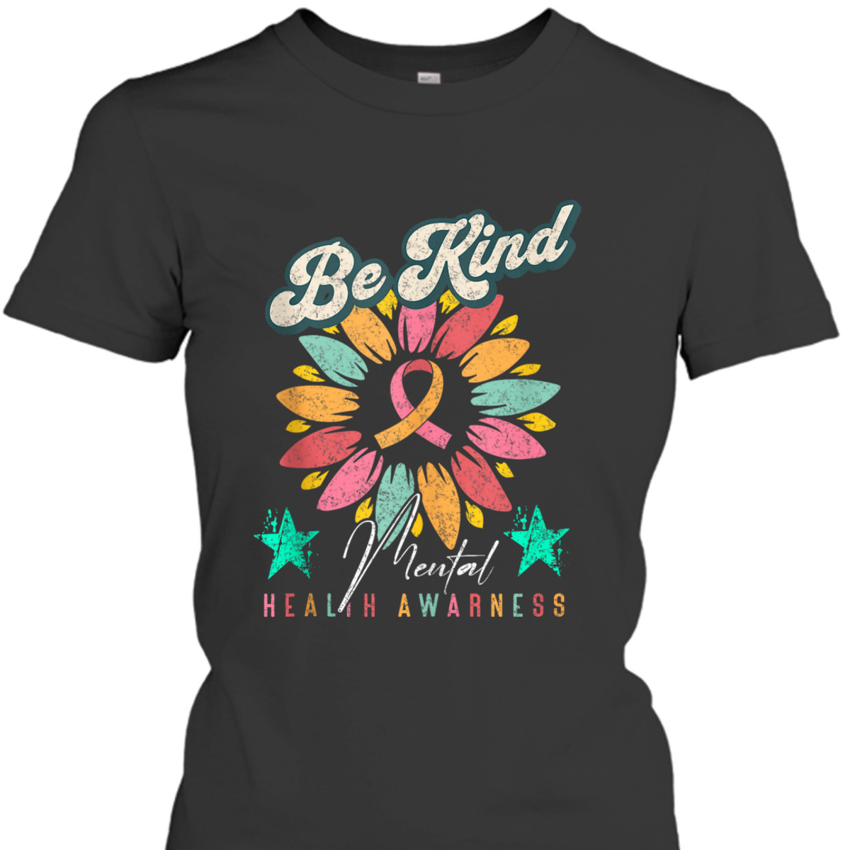 You Matter Kindness Be Kind Groovy Mental Health Awareness T-Shirt