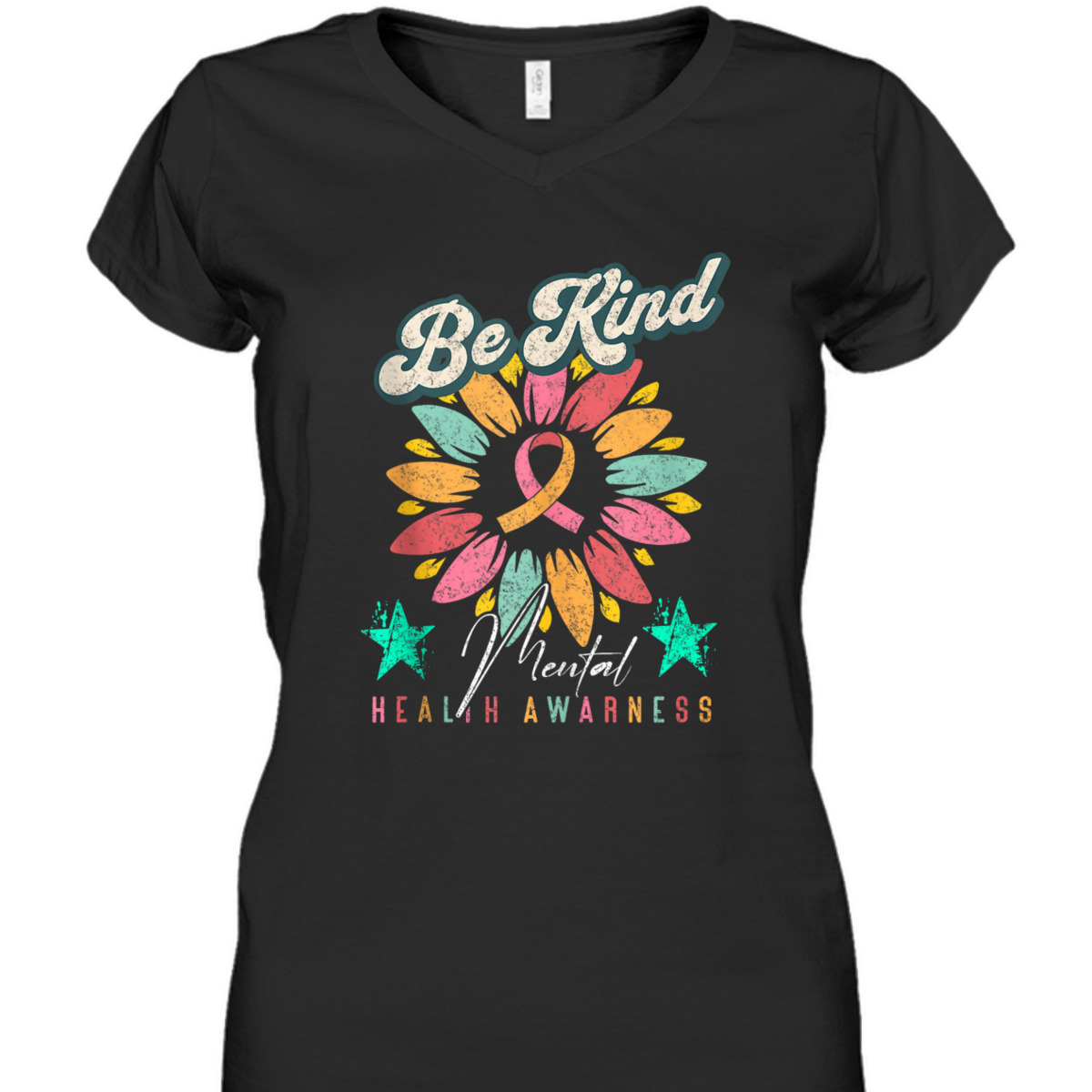 You Matter Kindness Be Kind Groovy Mental Health Awareness T-Shirt