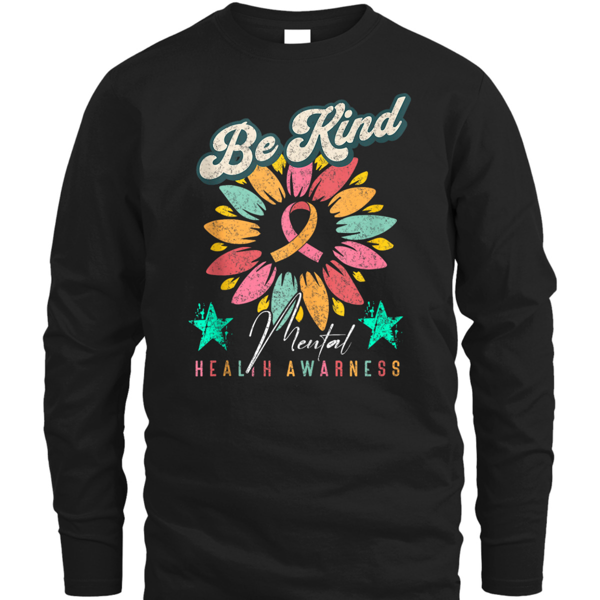 You Matter Kindness Be Kind Groovy Mental Health Awareness T-Shirt