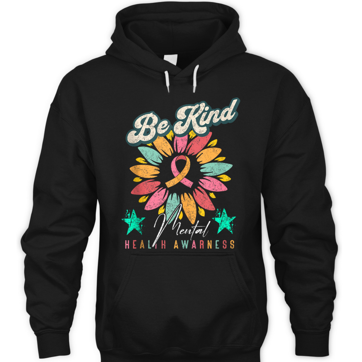 You Matter Kindness Be Kind Groovy Mental Health Awareness T-Shirt