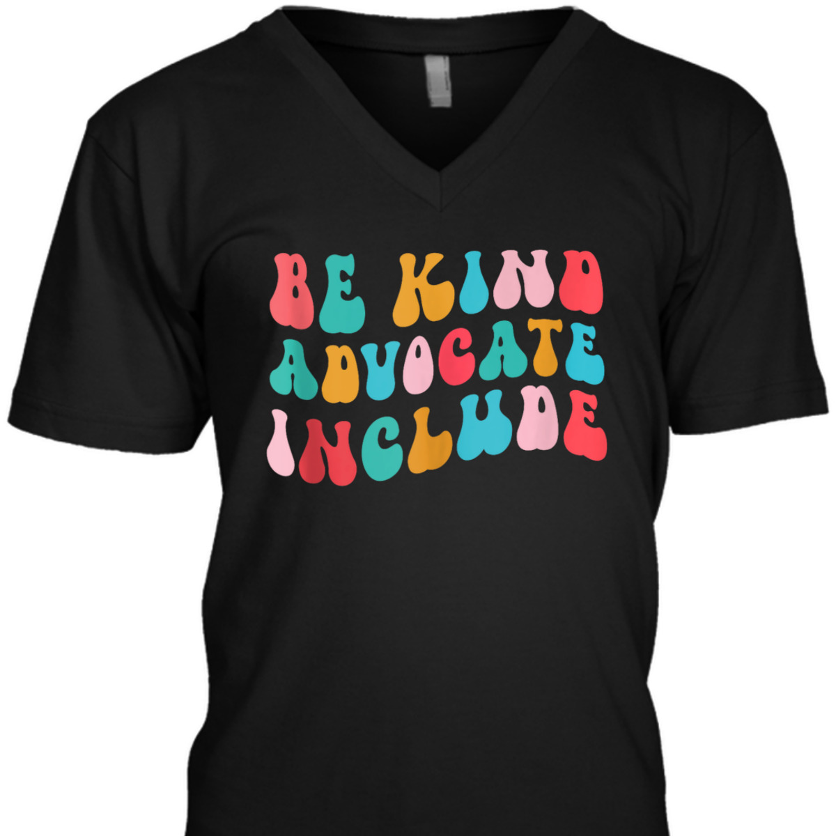 Be Kind Advocate Include Groovy Neurodiversity Awareness T-Shirt