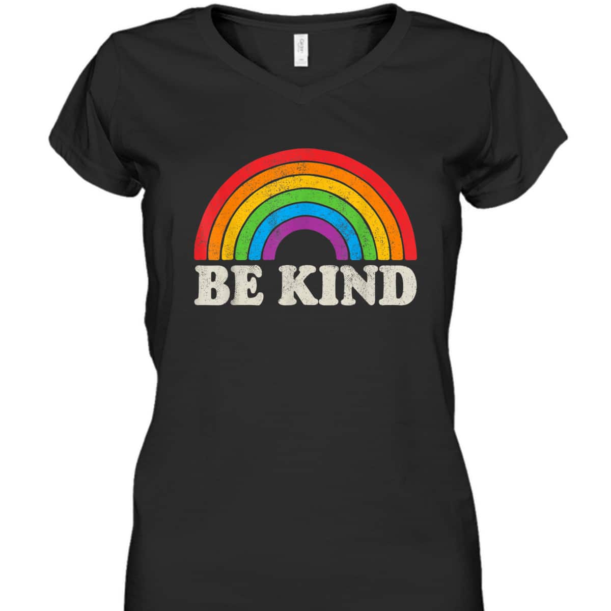 LGBTQ Be Kind Gay Pride LGBT Ally Rainbow Flag Retro Vintage T-Shirt LGBTQ Be Kind Gay Pride LGBT Ally Rainbow Flag Retro Vintage T-Shirt