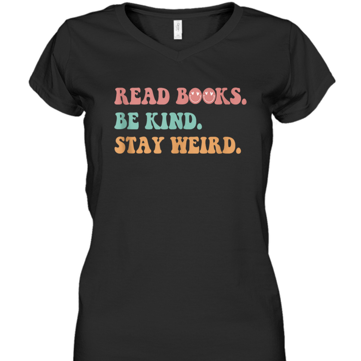Groovy Read Books Be Kind Stay Weird Funny Book Lover T-Shirt