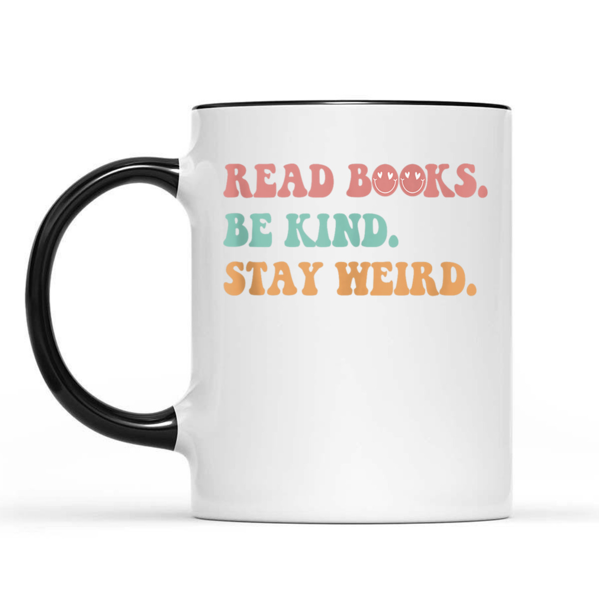 Groovy Read Books Be Kind Stay Weird Funny Book Lover T-Shirt