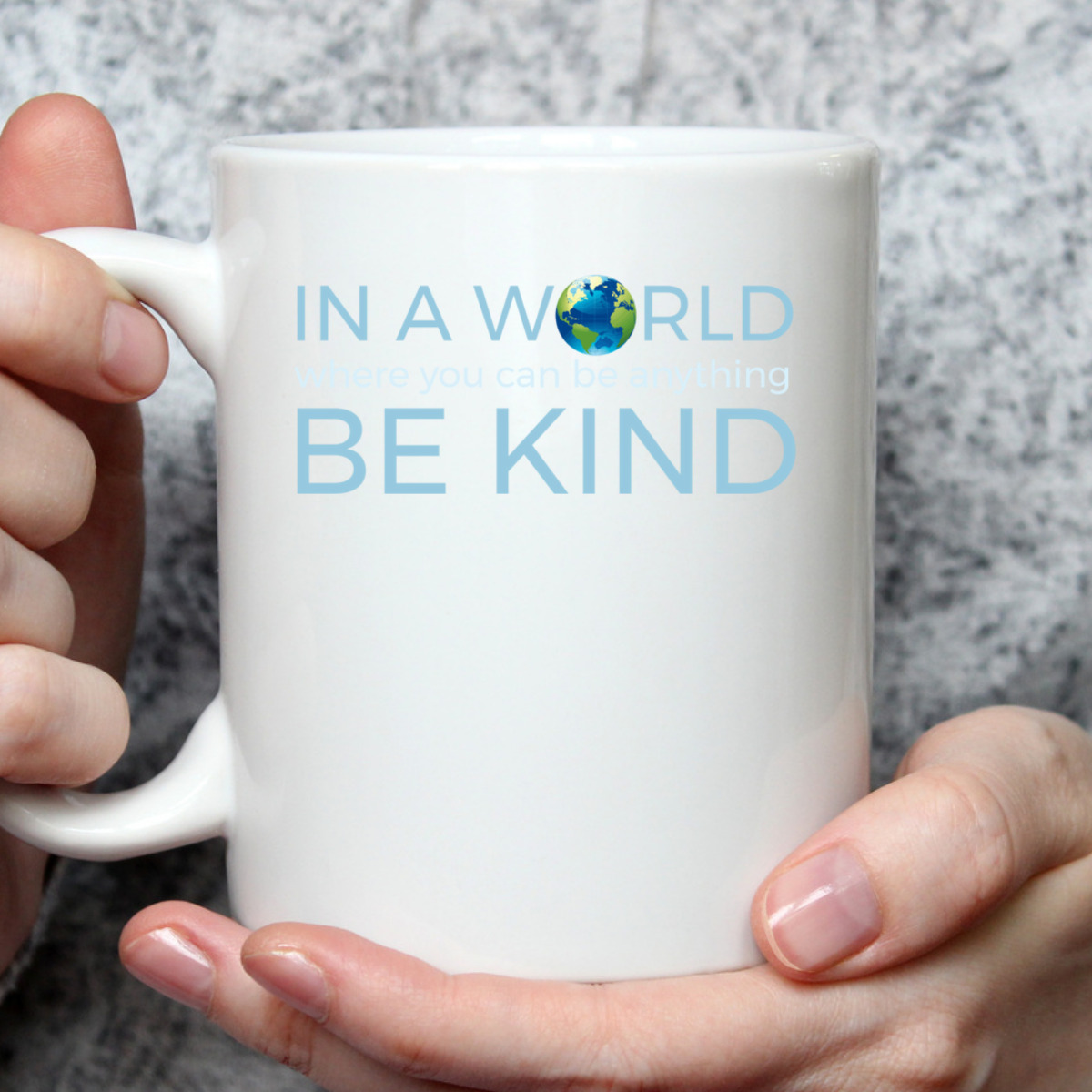 In A World Where You Can Be Anything Be Kind Globe T-Shirt