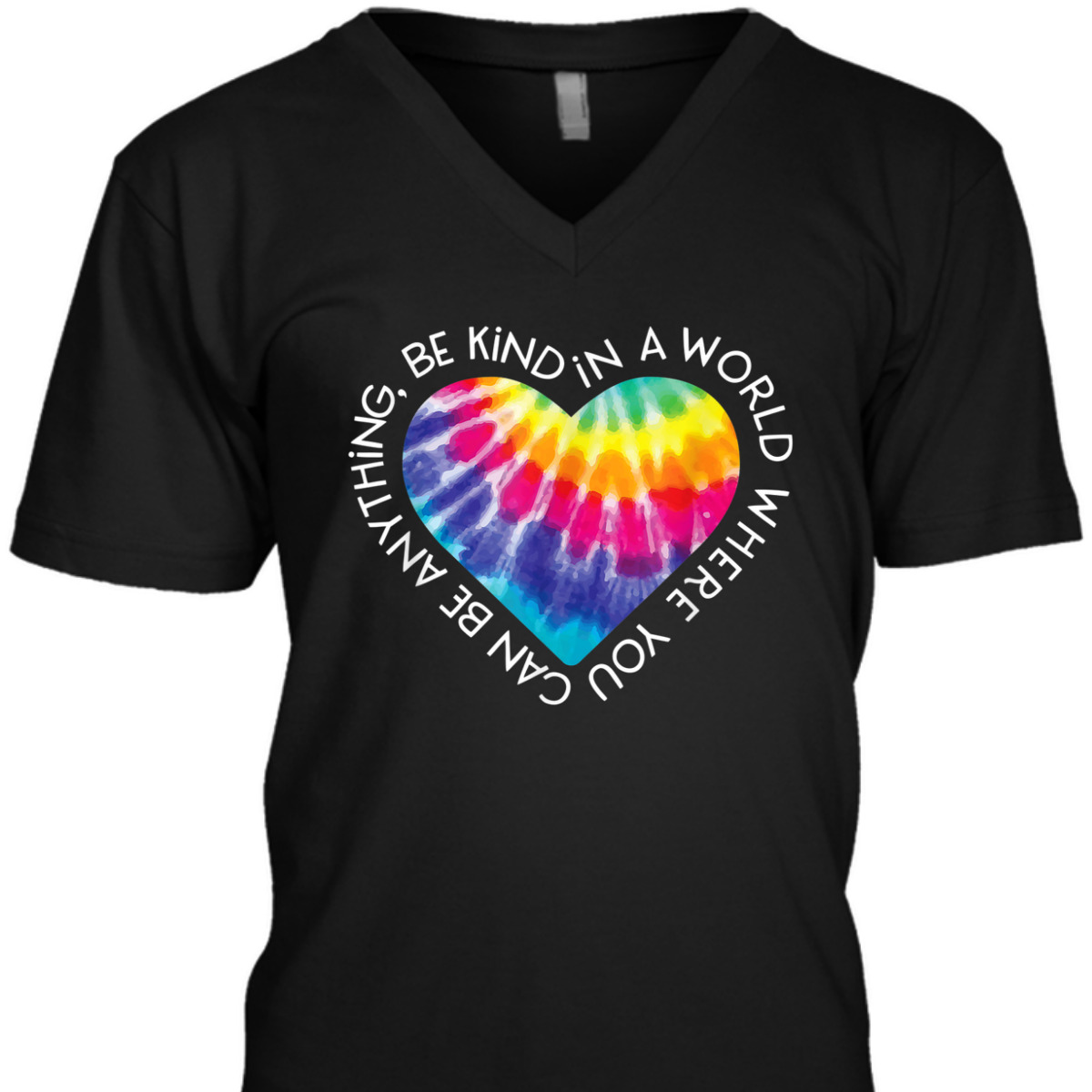 Be Kind Groovy Tie Dye Hippie Peace Gift Anti Bullying T-Shirt