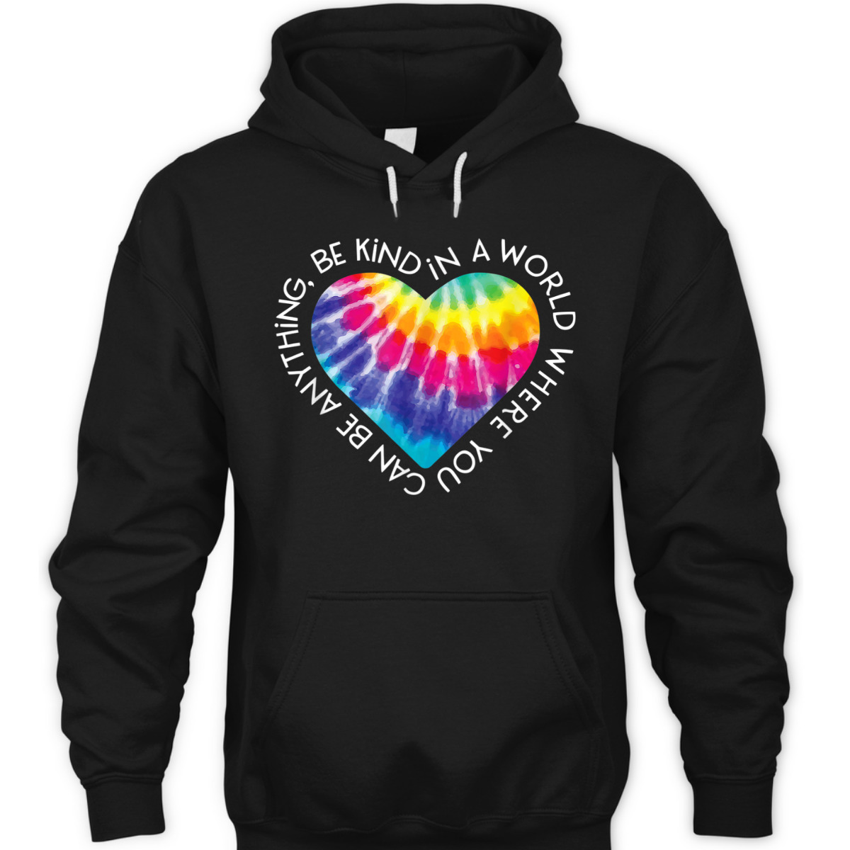 Be Kind Groovy Tie Dye Hippie Peace Gift Anti Bullying T-Shirt