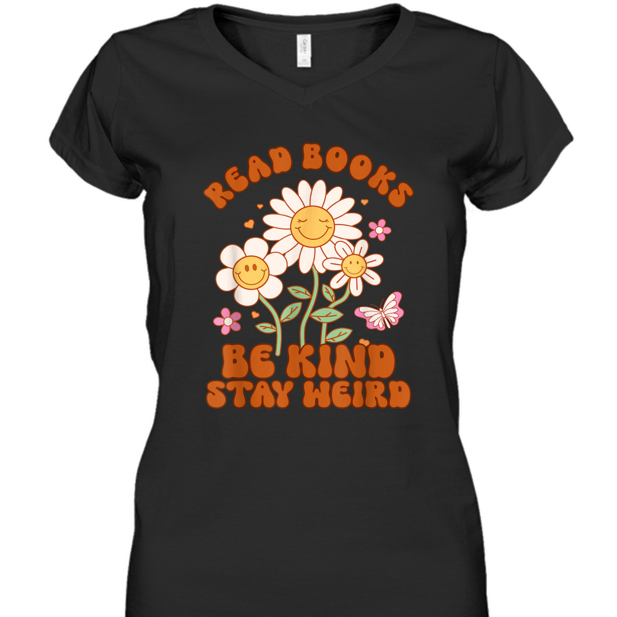 70s Flower Groovy Funny Read Books Be Kind Stay Weird T-Shirt 70s Flower Groovy Funny Read Books Be Kind Stay Weird T-Shirt