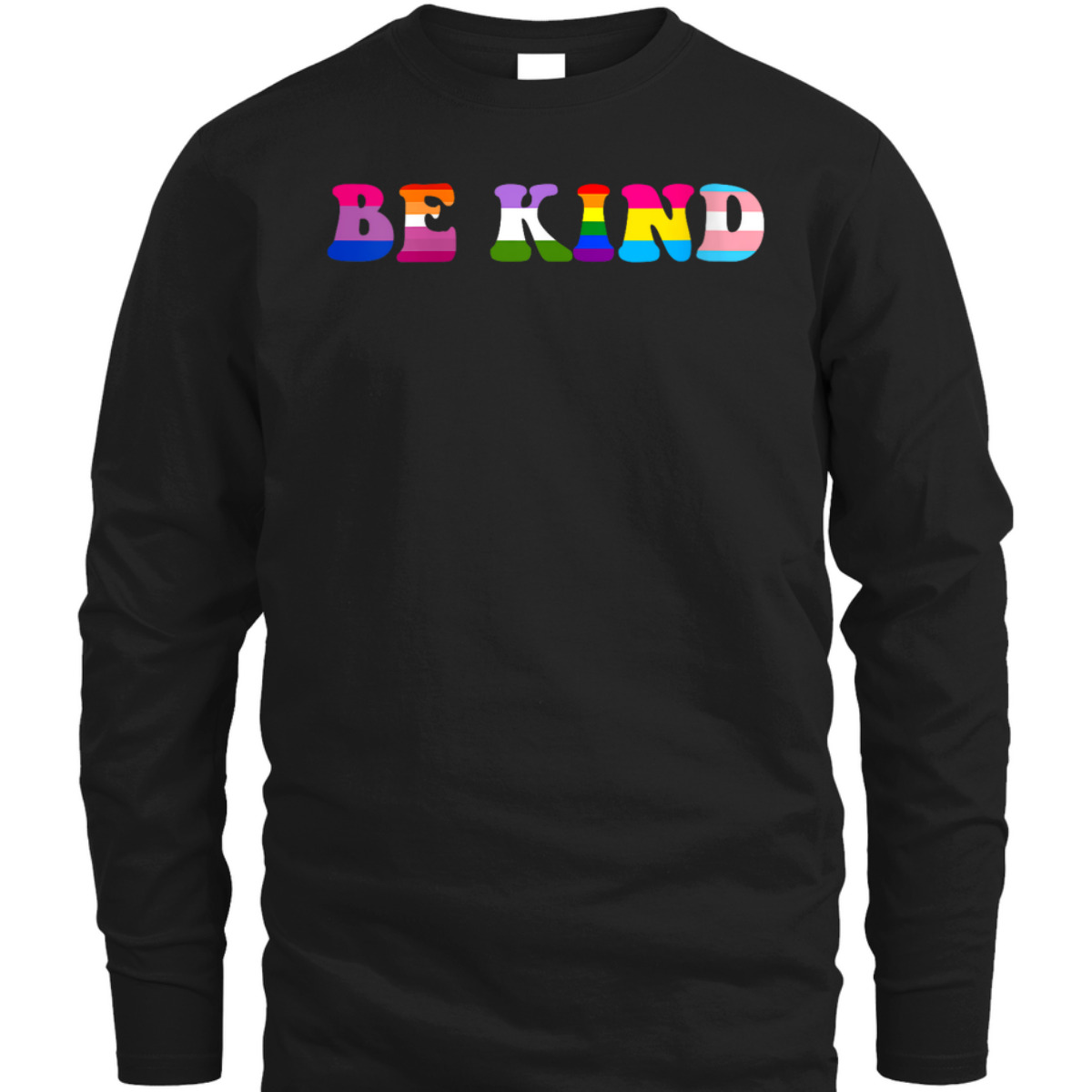 Womens Be Kind LGBT Flag Gay Les Pride Month Transgender Pansexual T-Shirt