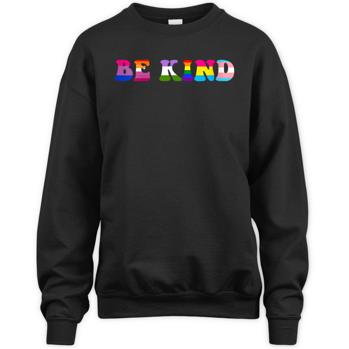 Womens Be Kind LGBT Flag Gay Les Pride Month Transgender Pansexual T-Shirt