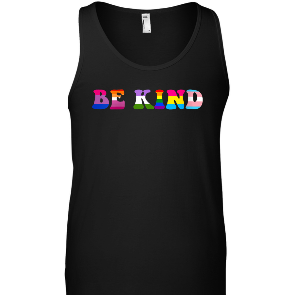Womens Be Kind LGBT Flag Gay Les Pride Month Transgender Pansexual T-Shirt