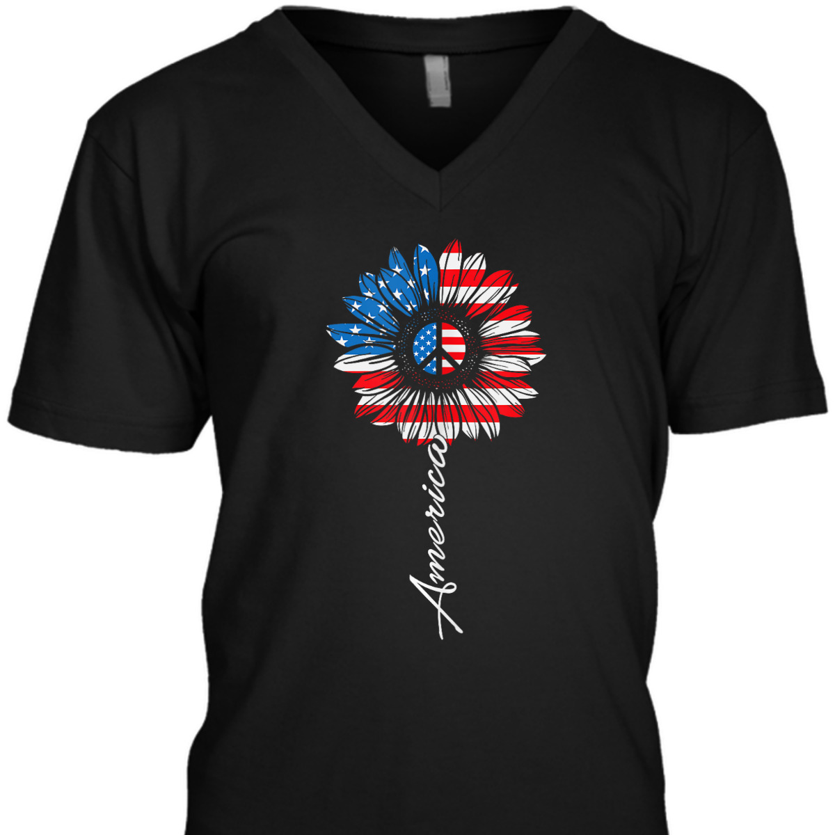 Flower Sunflower Be Kind American Flag 4th Of July Patriotic T-Shirt Flower Sunflower Be Kind American Flag 4th Of July Patriotic T-Shirt