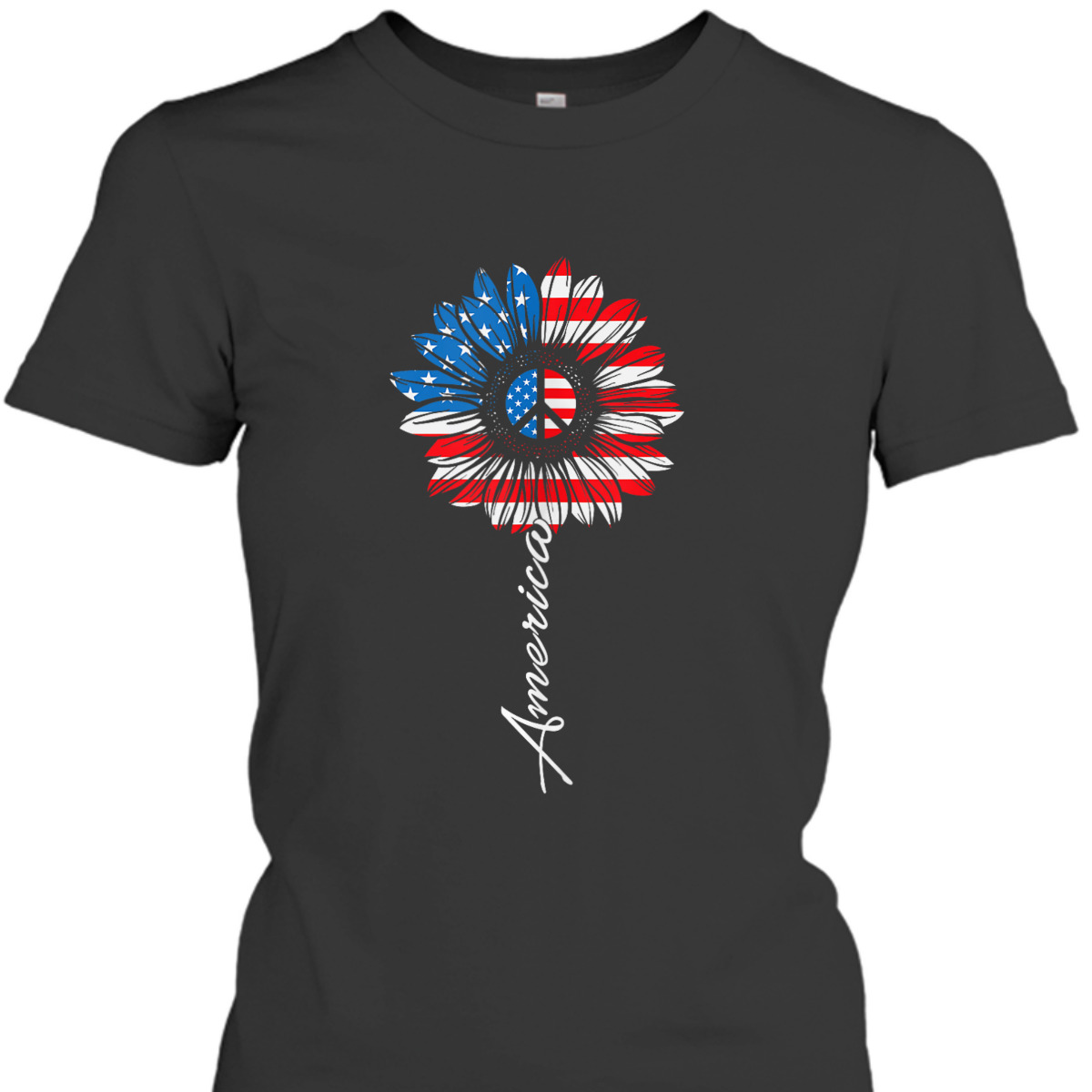 Flower Sunflower Be Kind American Flag 4th Of July Patriotic T-Shirt Flower Sunflower Be Kind American Flag 4th Of July Patriotic T-Shirt