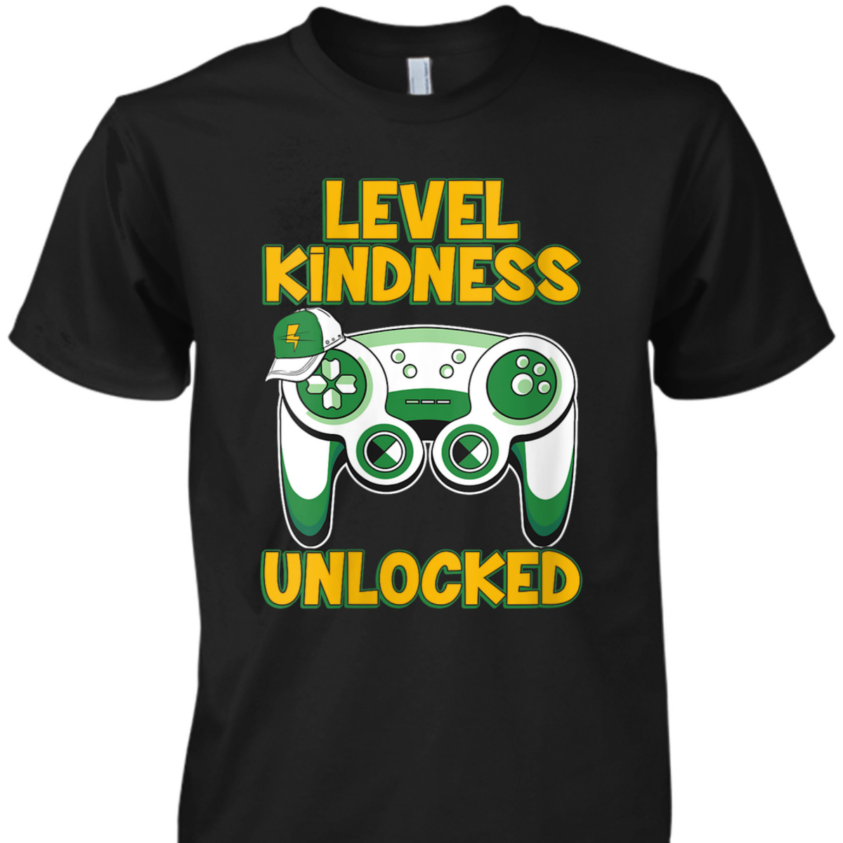 Womens Boys Gaming Ganer Kids Level Kindness Unlocked Kindness T-Shirt