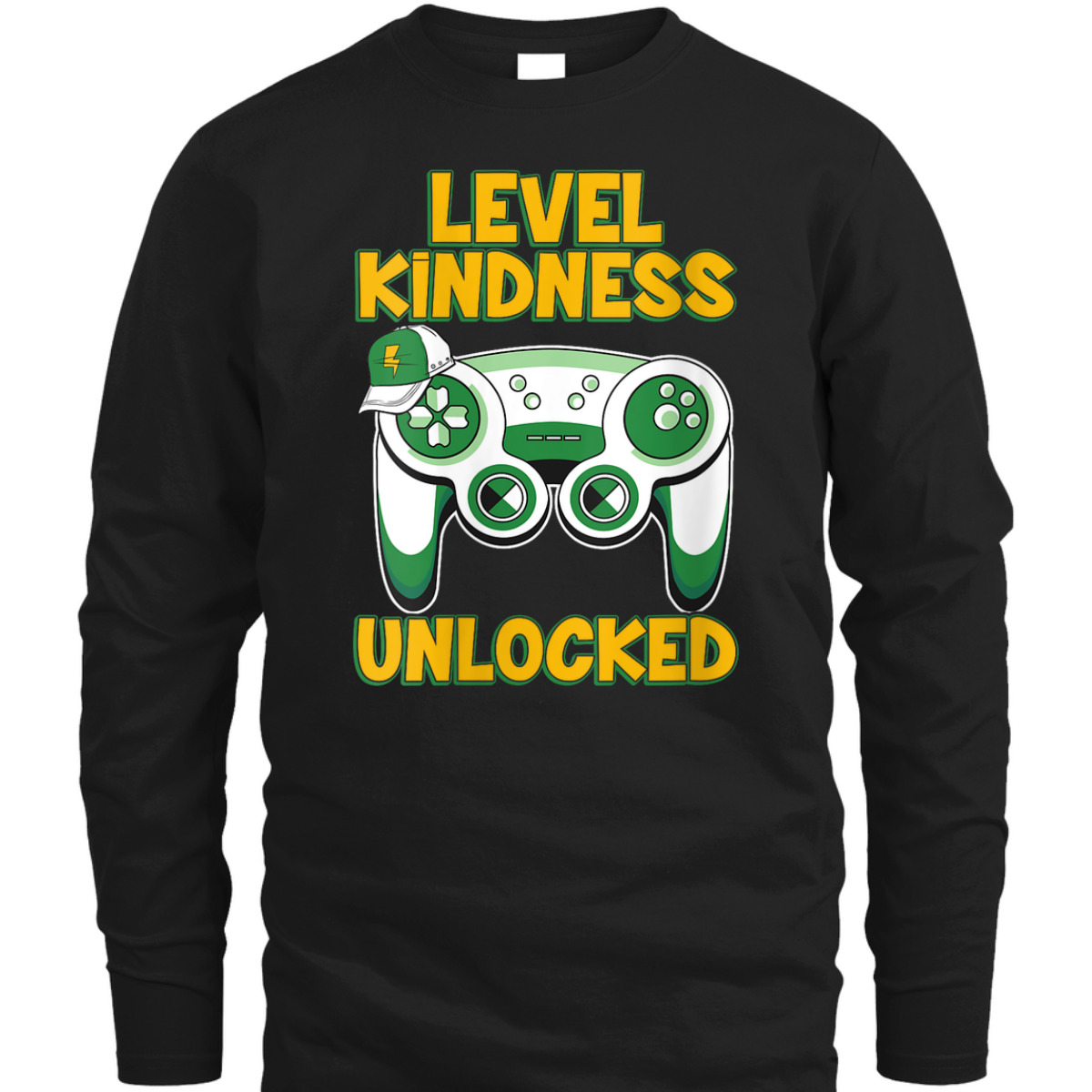 Womens Boys Gaming Ganer Kids Level Kindness Unlocked Kindness T-Shirt