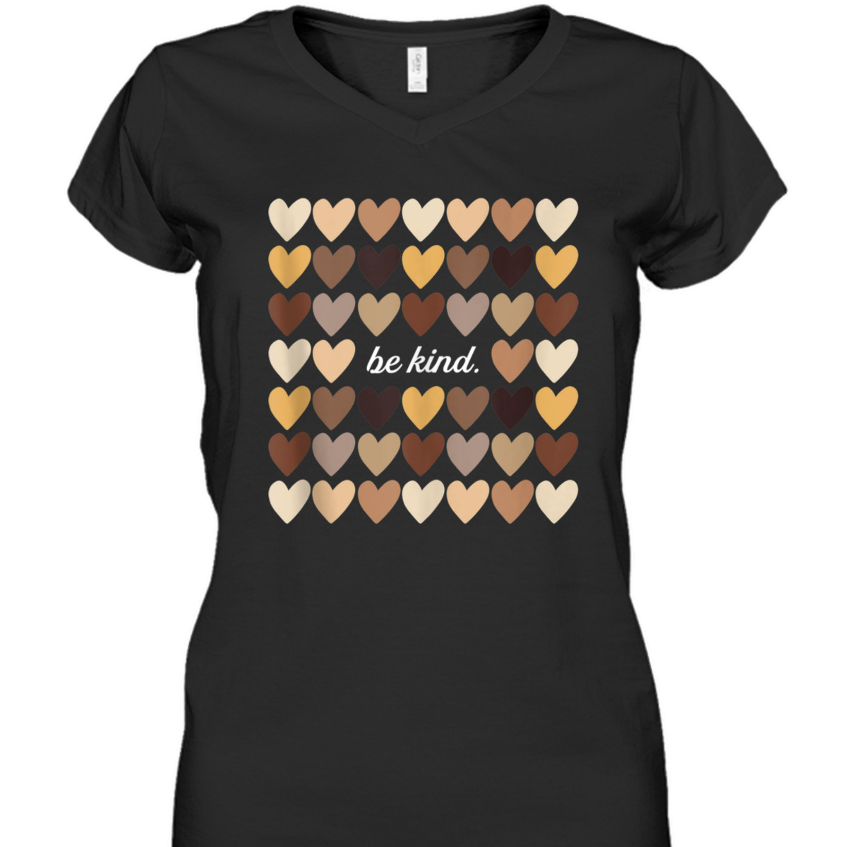 Be Kind Melanin Heart Juneteenth 1865 Freedom Black Pride T-Shirt