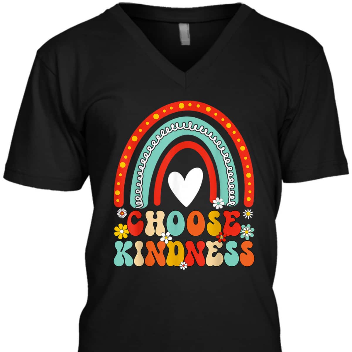 Choose Kindness Rainbow Unity Day Anti Bullying Teacher Kid T-Shirt