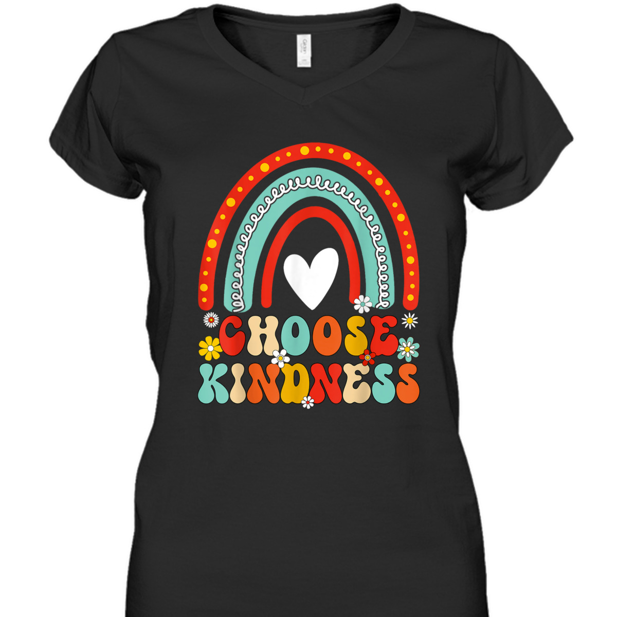 Choose Kindness Rainbow Unity Day Anti Bullying Teacher Kid T-Shirt