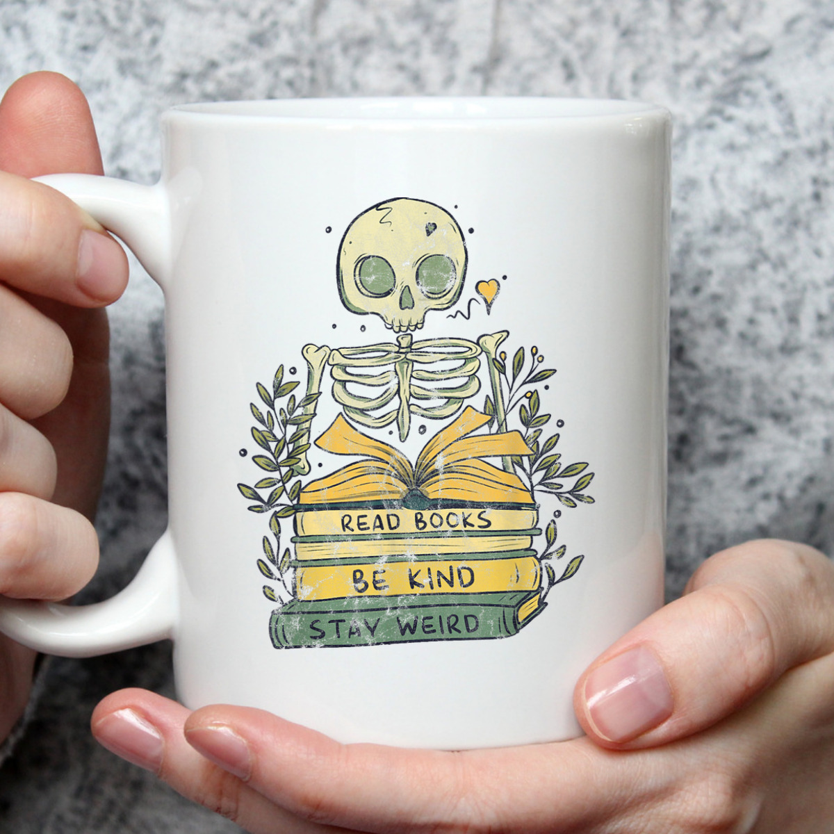 Read Book Be Kind Stay Weird Skeleton Book Worm T-Shirt